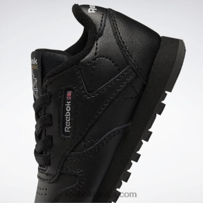 klasiskās ādas apavi - toddler bērni 0T4641393 Reebok kodols melns