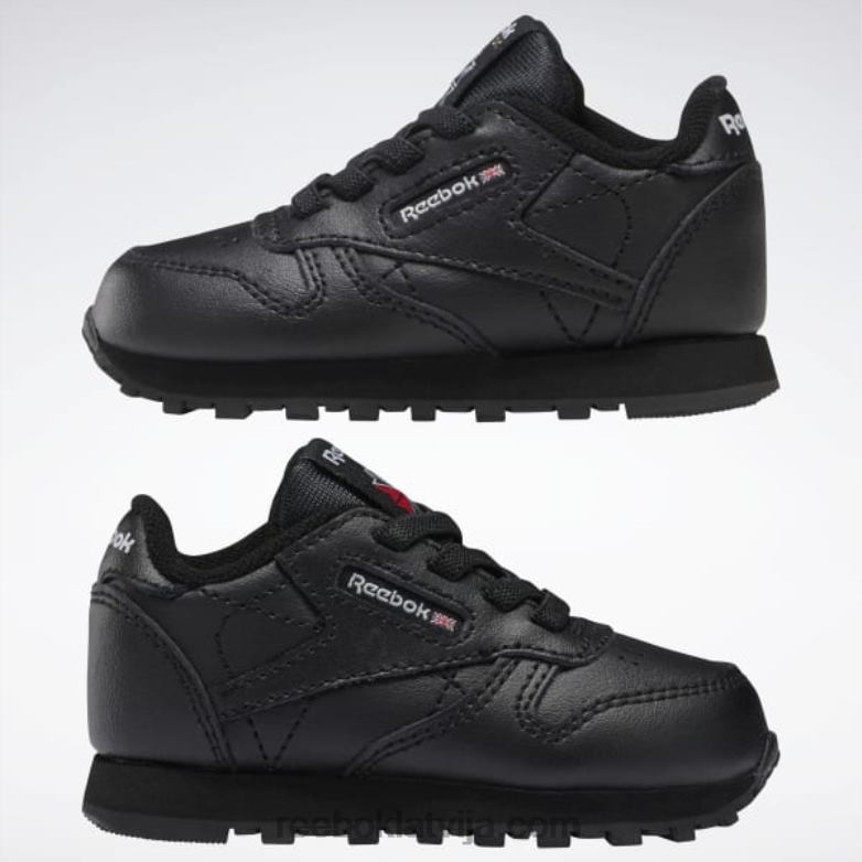 klasiskās ādas apavi - toddler bērni 0T4641393 Reebok kodols melns