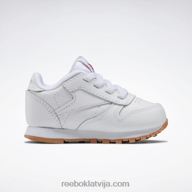 klasiskās ādas apavi - toddler bērni 0T4641448 Reebok ftwr balta/reebok gumijas gumija-02