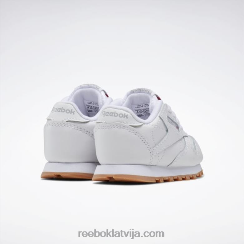 klasiskās ādas apavi - toddler bērni 0T4641448 Reebok ftwr balta/reebok gumijas gumija-02