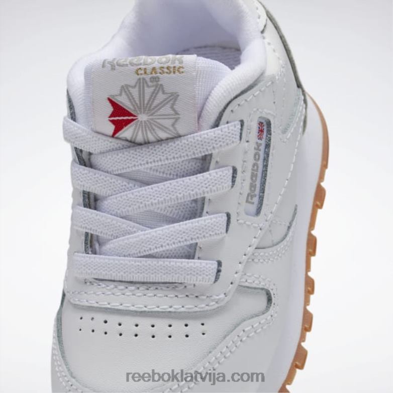 klasiskās ādas apavi - toddler bērni 0T4641448 Reebok ftwr balta/reebok gumijas gumija-02