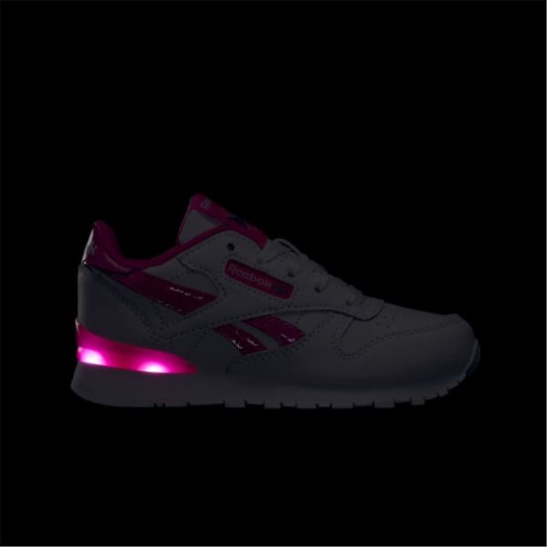 klasiskās ādas step \n\ flash kurpes - pirmsskolas vecuma bērniem bērni 0T4641378 Reebok ftwr balts/atomrozā