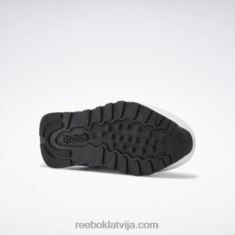 klasiskās ādas step \n\ flash kurpes - pirmsskolas vecuma bērniem bērni 0T4641402 Reebok ftwr balts/vektorzils