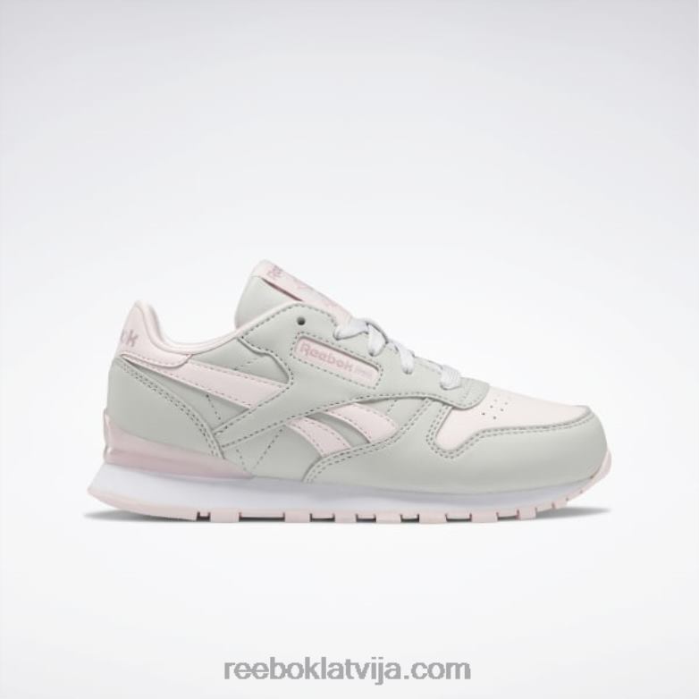 klasiskās ādas step n flash kurpes - pirmsskolas vecuma bērniem bērni 0T4641409 Reebok tīri pelēks 2/porcelāna rozā