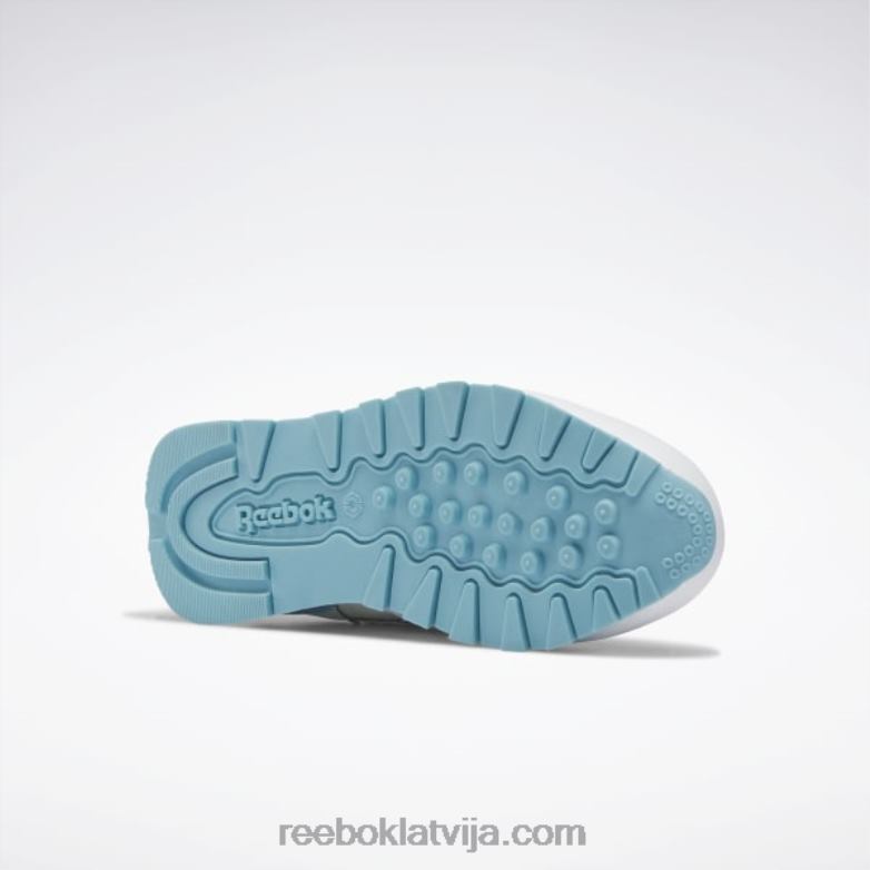 klasiskās ādas step \n\ flash kurpes - pirmsskolas vecuma bērniem bērni 0T4641433 Reebok ftwr balts/digitāli zils