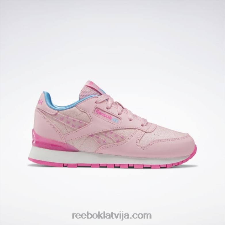 klasiskās ādas step n flash kurpes - pirmsskolas vecuma bērniem bērni 0T4641451 Reebok rozā mirdzums/atomrozā