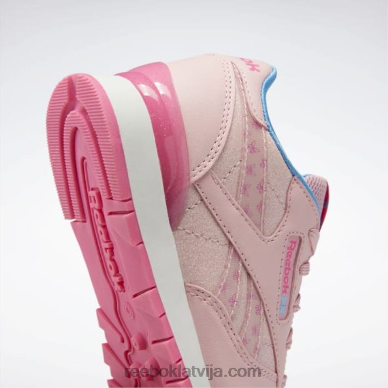 klasiskās ādas step \n\ flash kurpes - pirmsskolas vecuma bērniem bērni 0T4641451 Reebok rozā mirdzums/atomrozā