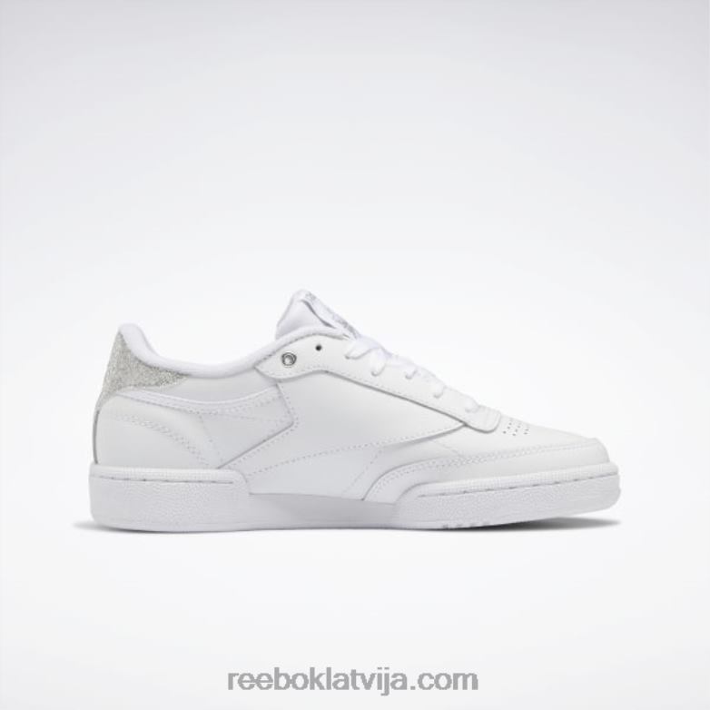 klubs c 85 sieviešu apavi0T464319 Reebok ftwr balts/sudrabs met