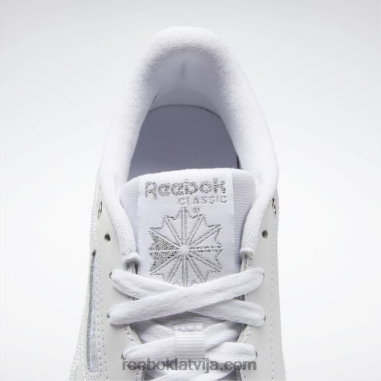 klubs c 85 sieviešu apavi0T464319 Reebok ftwr balts/sudrabs met