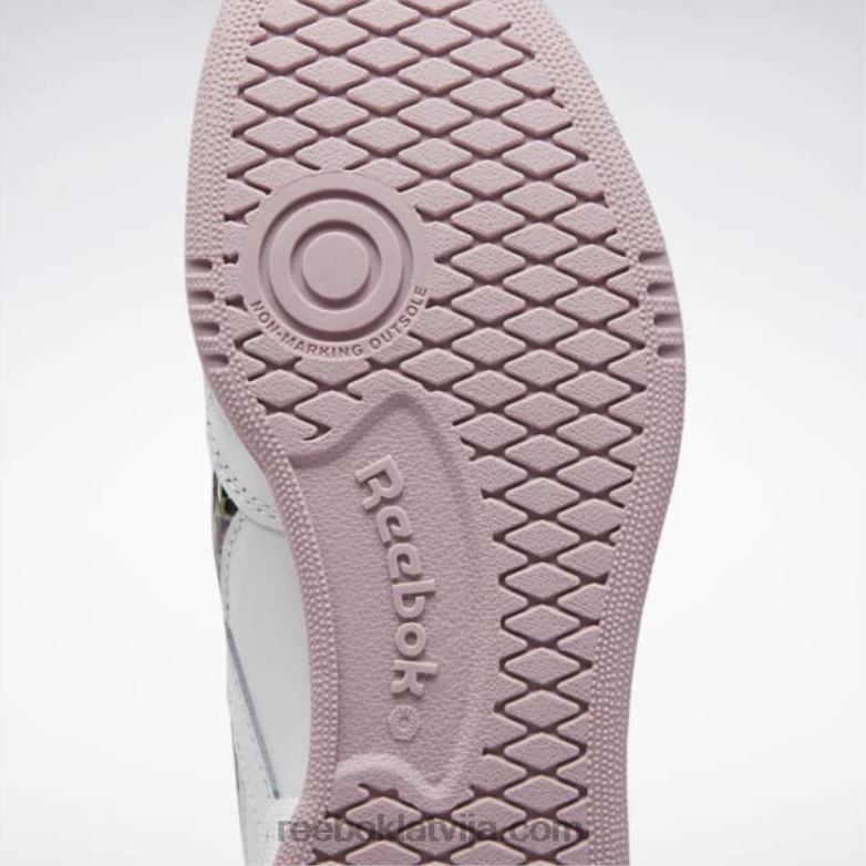 klubs c atriebības apavi - klases skola bērni 0T4641428 Reebok ftwr balts/uzliets ceriņš/spilgts okers