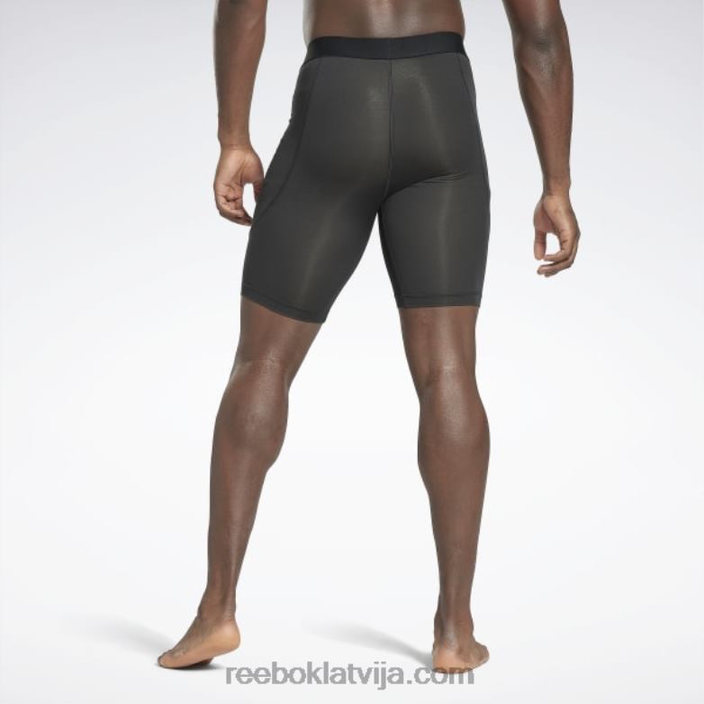 kompresijas biksītes vīriešiem 0T4641360 Reebok nakts melns