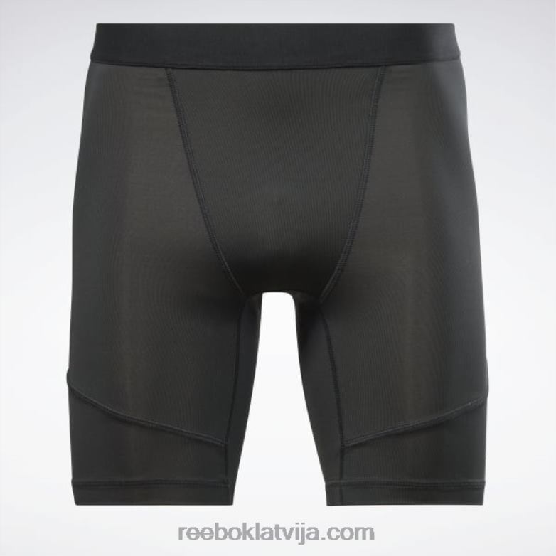 kompresijas biksītes vīriešiem 0T4641360 Reebok nakts melns