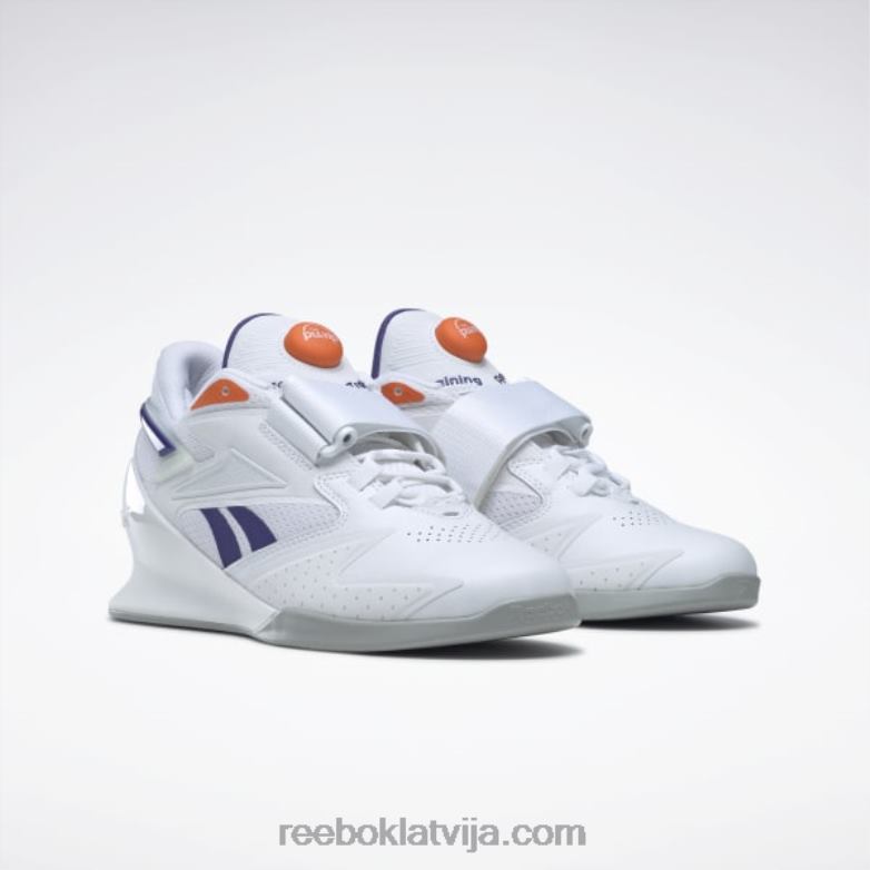 legacy lifter iii sieviešu svarcelšanas apavi0T464132 Reebok ftwr balts/bold violets/smash orange s23-r