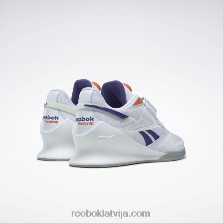 legacy lifter iii sieviešu svarcelšanas apavi0T464132 Reebok ftwr balts/bold violets/smash orange s23-r