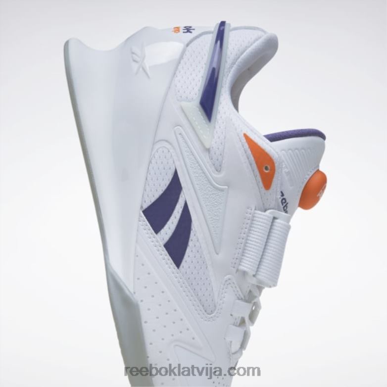legacy lifter iii sieviešu svarcelšanas apavi0T464132 Reebok ftwr balts/bold violets/smash orange s23-r