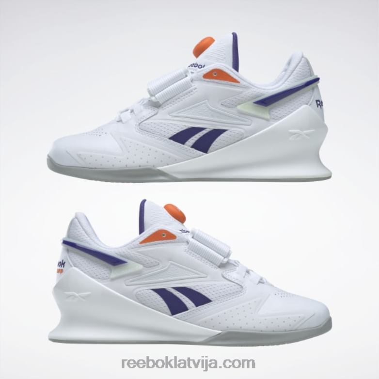 legacy lifter iii sieviešu svarcelšanas apavi0T464132 Reebok ftwr balts/bold violets/smash orange s23-r
