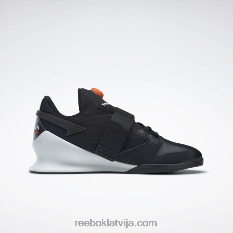 legacy lifter iii vīriešu svarcelšanas apavi0T4641069 Reebok core black/ftwr white/smash orange s23-r