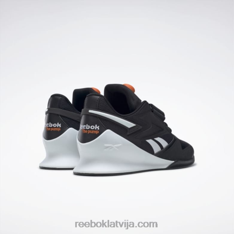 legacy lifter iii vīriešu svarcelšanas apavi0T4641069 Reebok core black/ftwr white/smash orange s23-r
