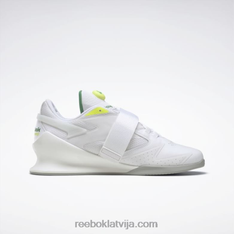 legacy lifter iii vīriešu svarcelšanas apavi0T4641085 Reebok ftwr white/glen green/solar acid yellow