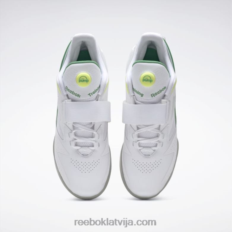 legacy lifter iii vīriešu svarcelšanas apavi0T4641085 Reebok ftwr white/glen green/solar acid yellow