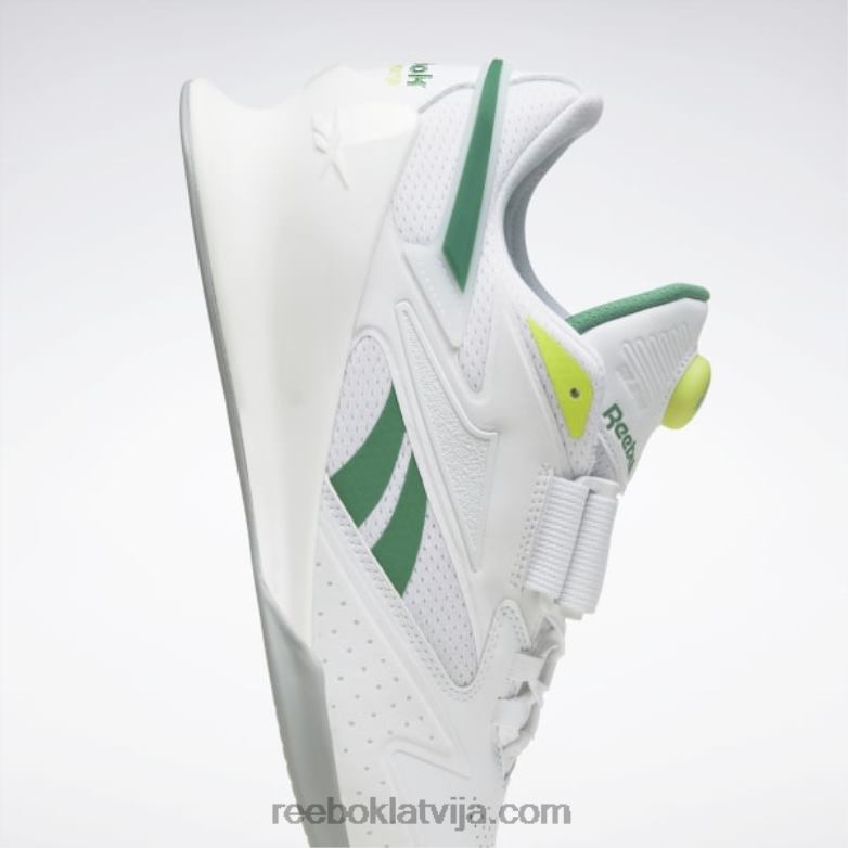 legacy lifter iii vīriešu svarcelšanas apavi0T4641085 Reebok ftwr white/glen green/solar acid yellow