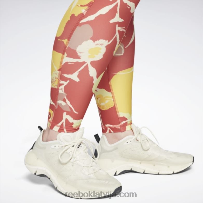 legingi ar apdruku (plus izmēra) sievietes 0T464894 Reebok rodonīts