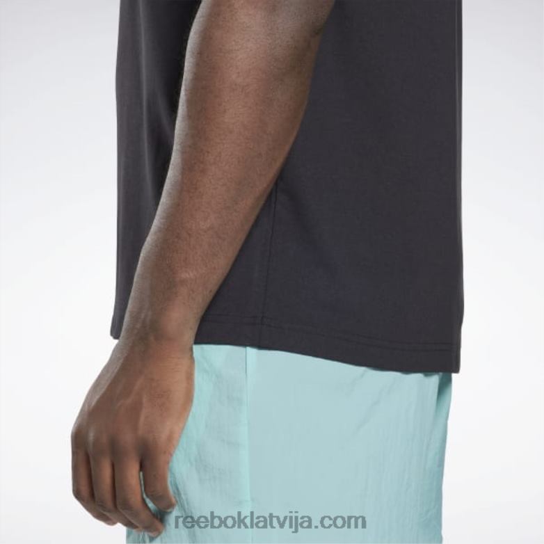 les Mills pirmssezonas t-krekls vīriešiem 0T4641308 Reebok melns