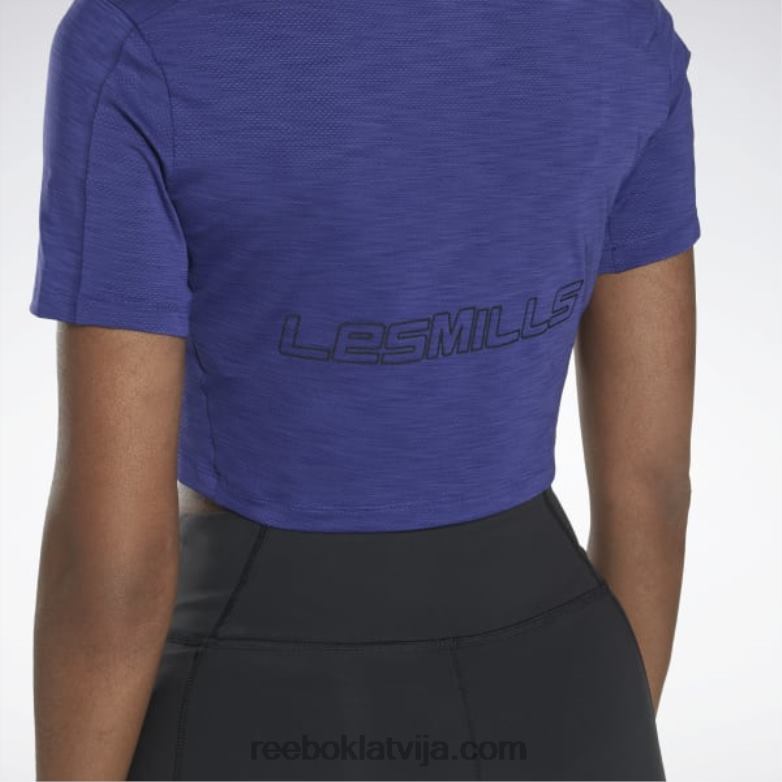 les mills Activchill stila t-krekls sievietes 0T464879 Reebok trekns violets