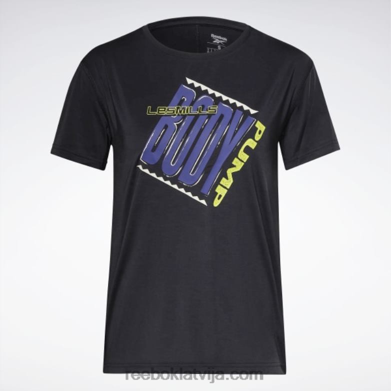 les mills bodypump activchill athletic tēja sievietes 0T464766 Reebok melns