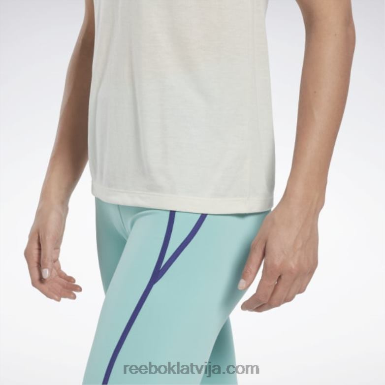 les mills grafikas muskuļu tvertnes augšdaļa sievietes 0T464565 Reebok klasisks balts