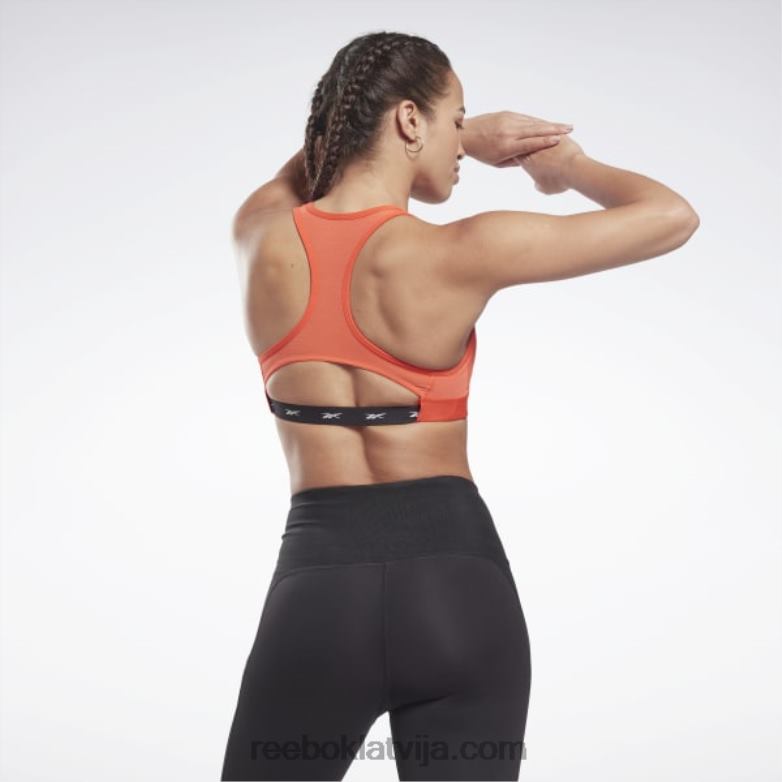 les mills lux racer vidēja atbalsta sporta krūšturis sievietes 0T464870 Reebok dinamiski sarkans