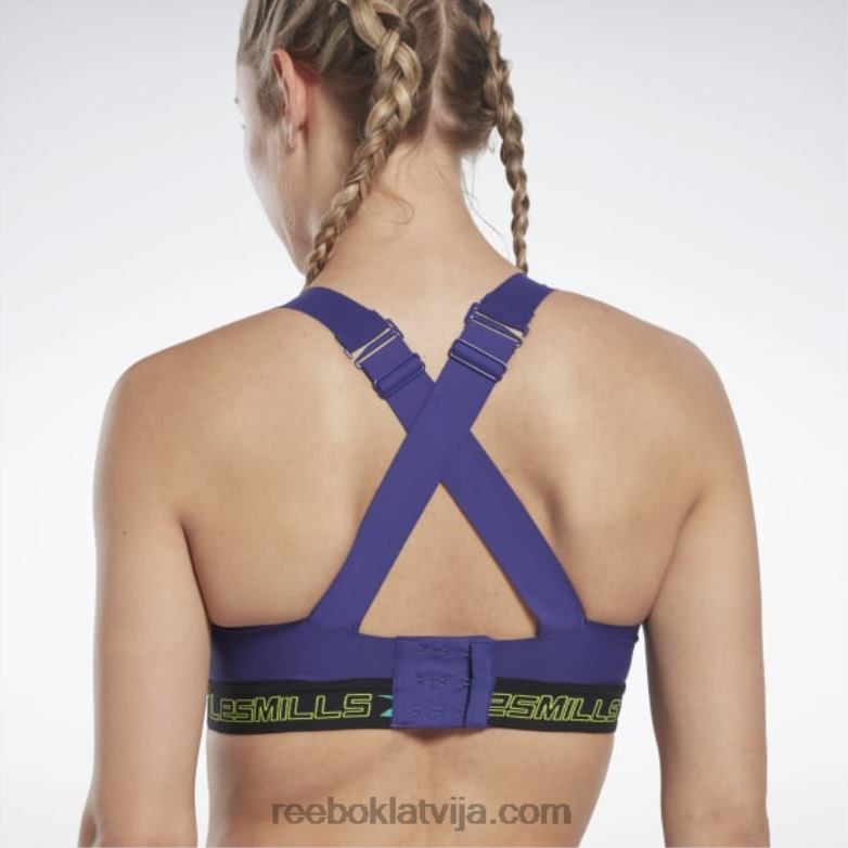 les mills puremove+ krūšturis sievietes 0T464692 Reebok trekns violets