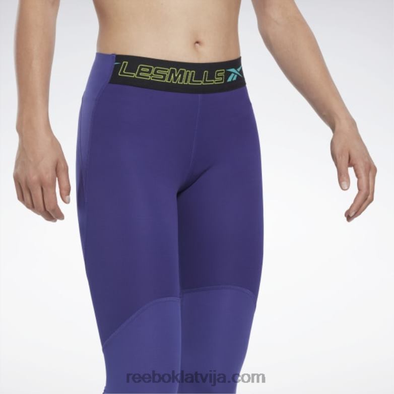 les mills puremove legingi sievietes 0T464489 Reebok trekns violets