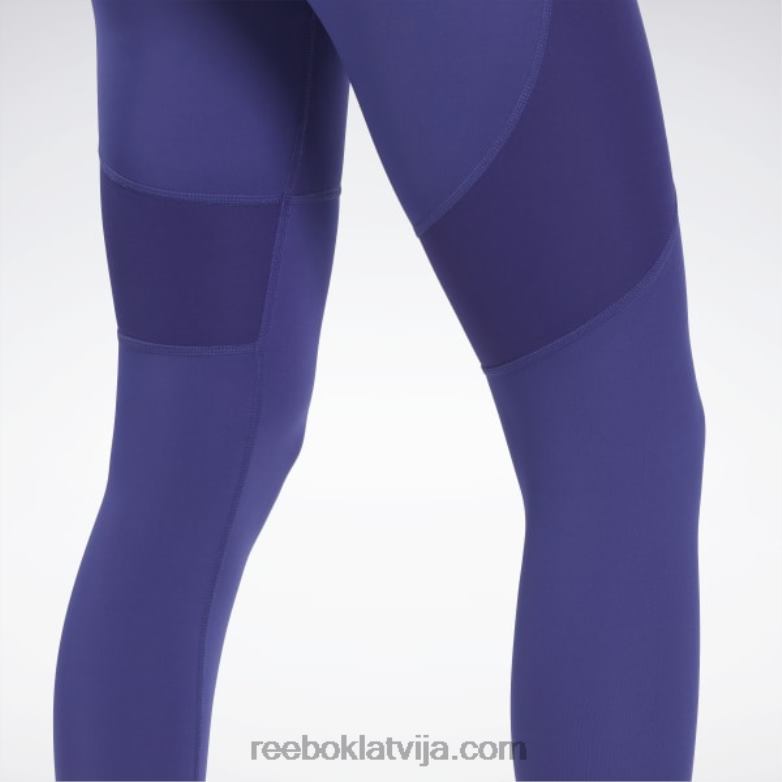 les mills puremove legingi sievietes 0T464489 Reebok trekns violets