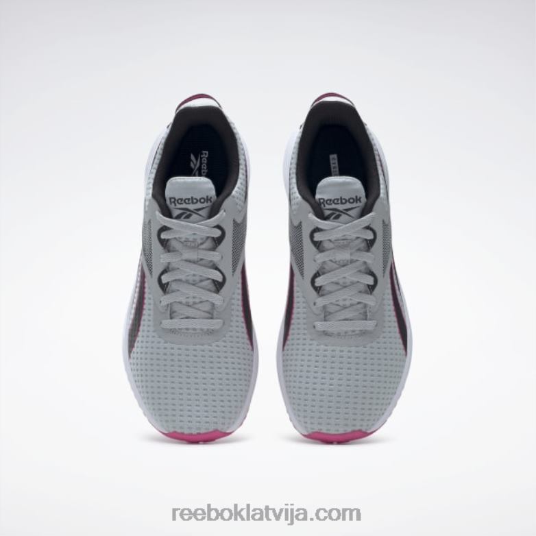 lite plus 3 sieviešu apavi0T464285 Reebok tīri pelēks 3/core melns/lepni rozā