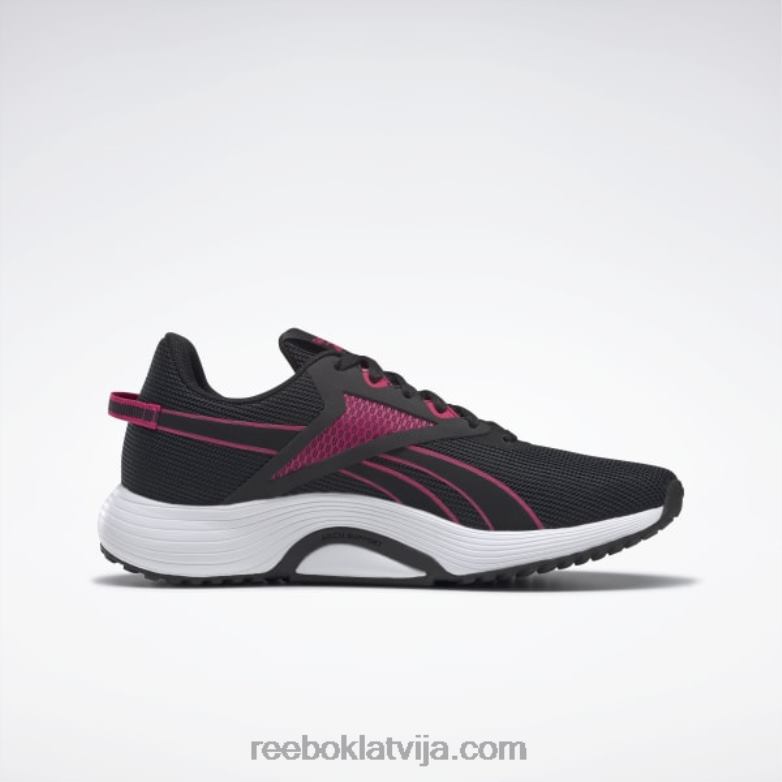 lite plus 3 sieviešu skriešanas apavi0T464139 Reebok core black/pursuit pink/ftwr white