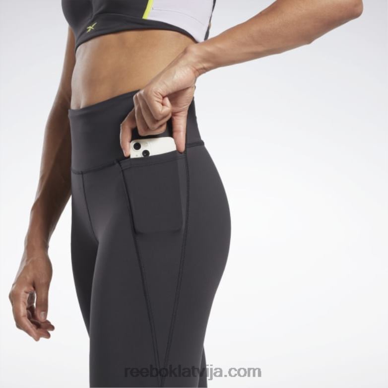luksi 3/4 legingi sievietes 0T464340 Reebok melns