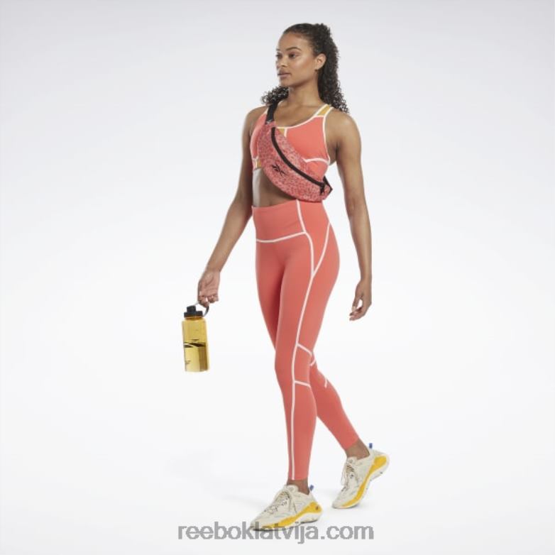 luksusa krāsainas zeķubikses ar augstu vidukli sievietes 0T464347 Reebok daļēji oranžs uzliesmojums