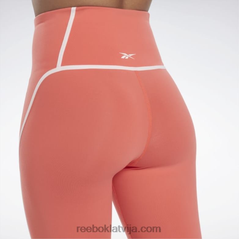 luksusa krāsainas zeķubikses ar augstu vidukli sievietes 0T464347 Reebok daļēji oranžs uzliesmojums