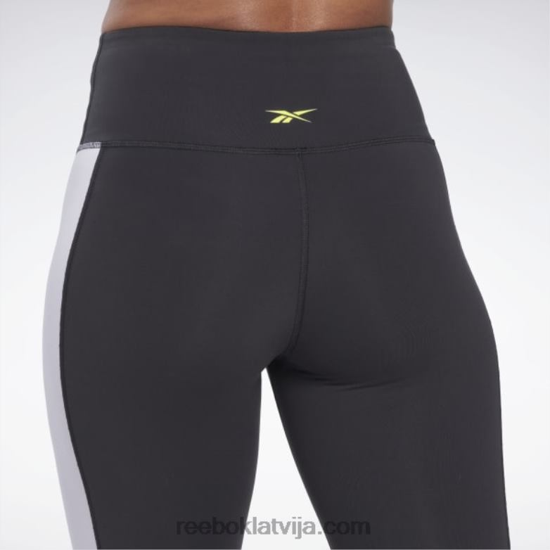 luksusa krāsainas zeķubikses ar augstu vidukli sievietes 0T464353 Reebok melns