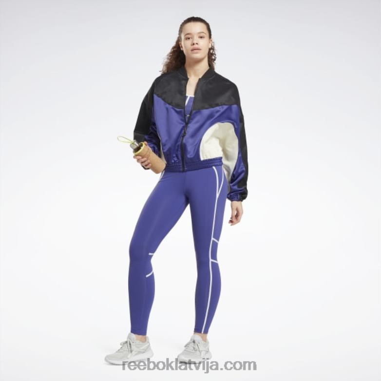 luksusa krāsainas zeķubikses ar augstu vidukli sievietes 0T464430 Reebok trekns violets