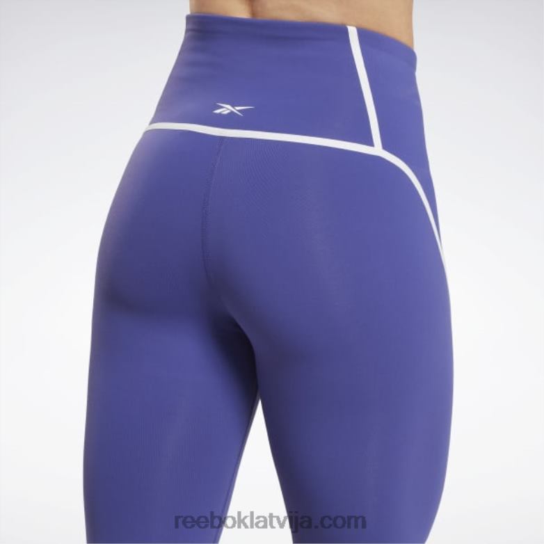 luksusa krāsainas zeķubikses ar augstu vidukli sievietes 0T464430 Reebok trekns violets