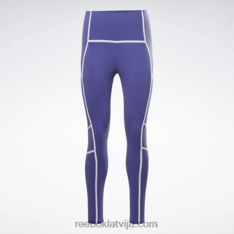 luksusa krāsainas zeķubikses ar augstu vidukli sievietes 0T464430 Reebok trekns violets