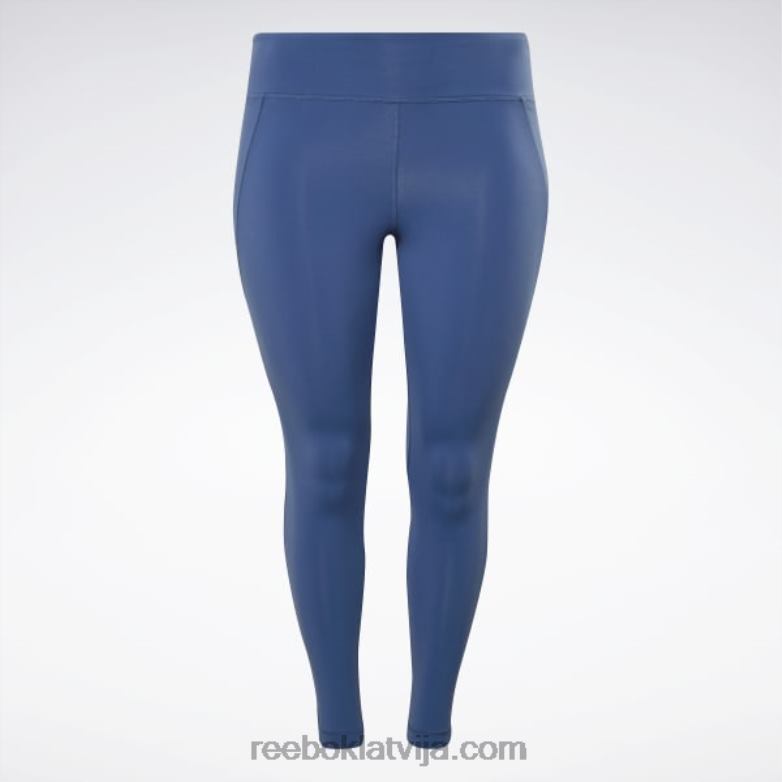 luksusa legingi (plus izmēra) sievietes 0T464772 Reebok batikas zils