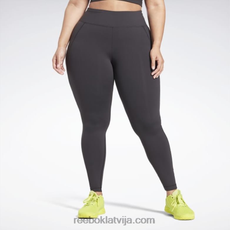 luksusa legingi (plus izmēra) sievietes 0T464781 Reebok melns
