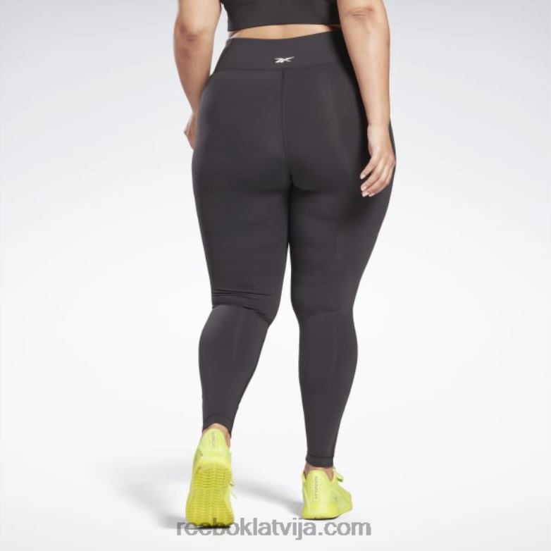 luksusa legingi (plus izmēra) sievietes 0T464781 Reebok melns