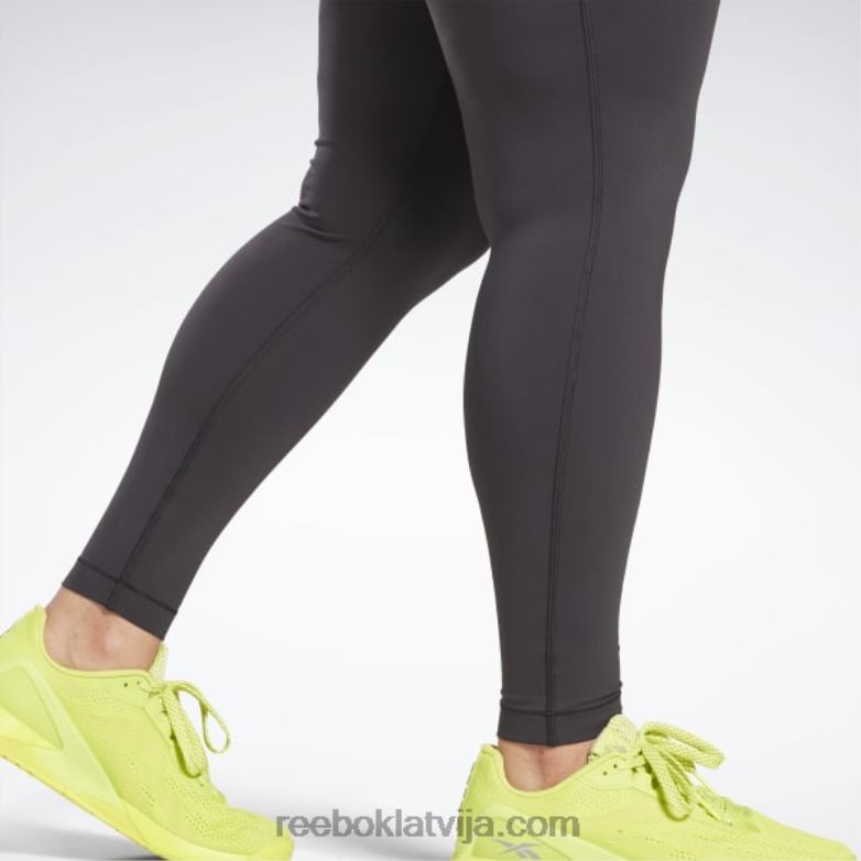 luksusa legingi (plus izmēra) sievietes 0T464781 Reebok melns