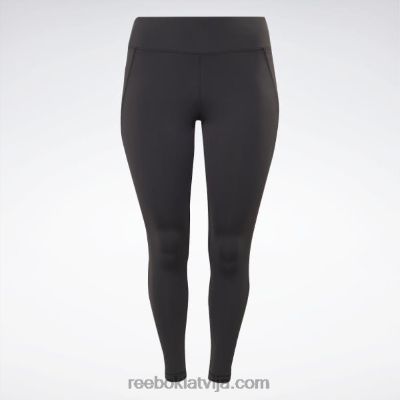 luksusa legingi (plus izmēra) sievietes 0T464781 Reebok melns