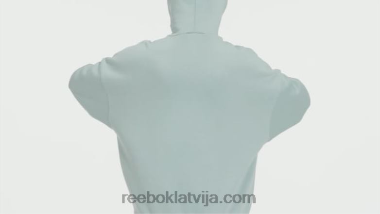 luksusa liela izmēra kapuci sievietes 0T464367 Reebok piejūras pelēks