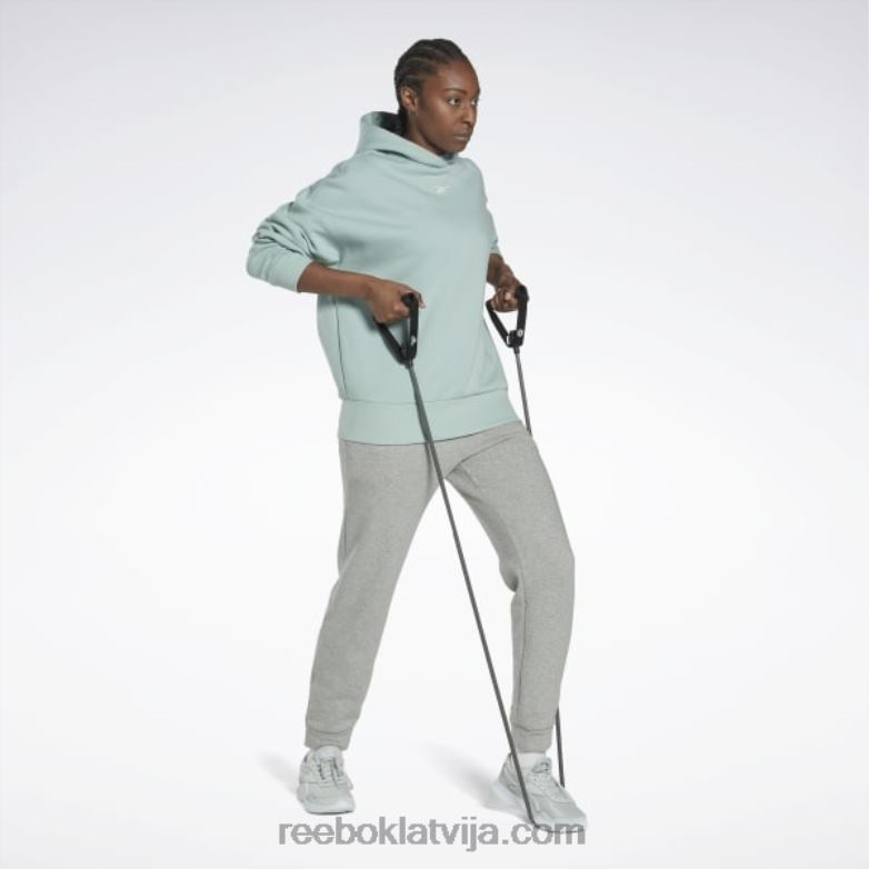 luksusa liela izmēra kapuci sievietes 0T464367 Reebok piejūras pelēks
